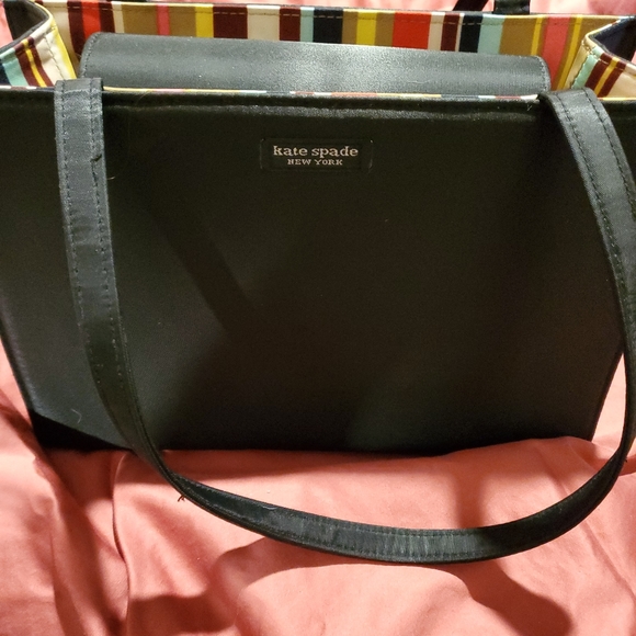 KATE SPADE BLACK PURSE - Picture 1 of 5